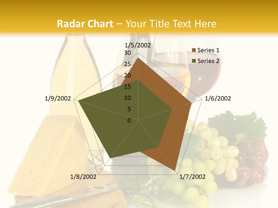 Snack Vineyard White PowerPoint Template