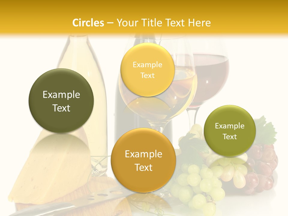 Snack Vineyard White PowerPoint Template
