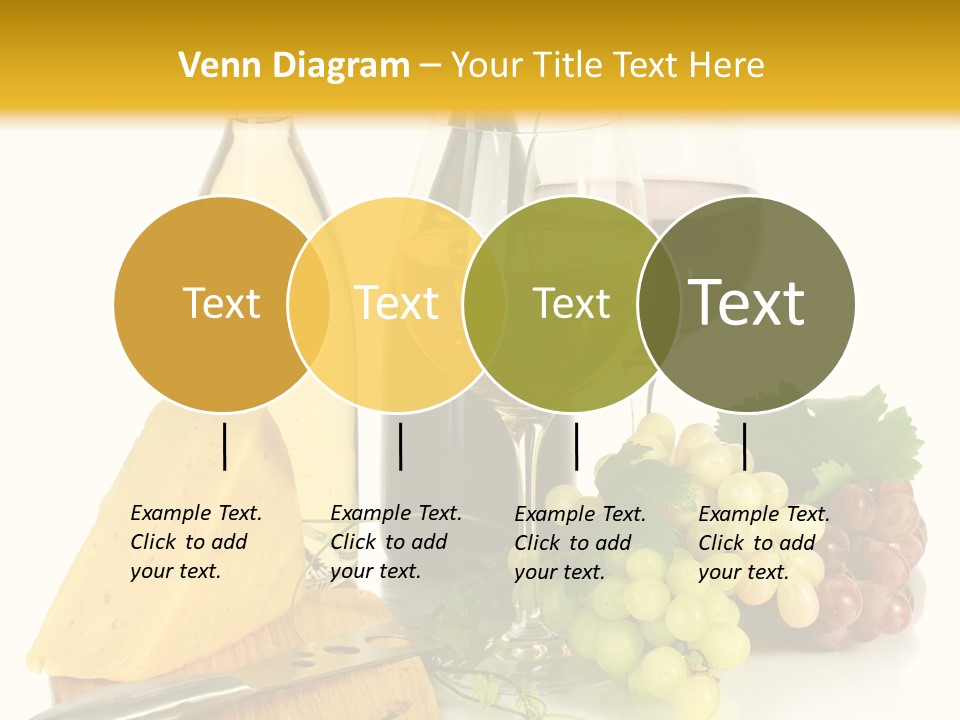 Snack Vineyard White PowerPoint Template