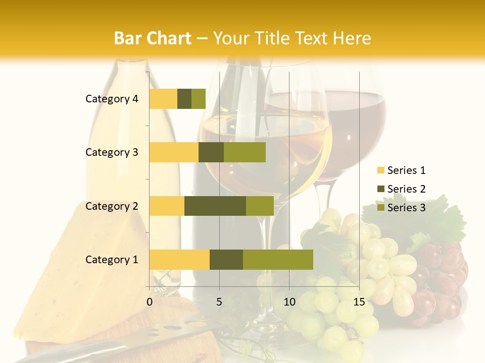 Snack Vineyard White PowerPoint Template