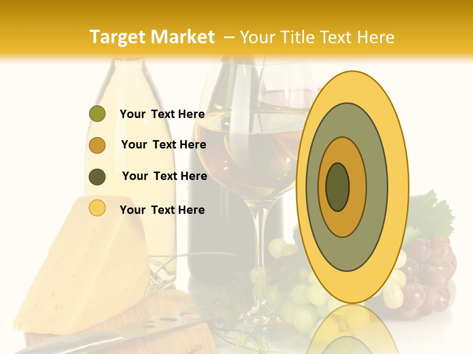 Snack Vineyard White PowerPoint Template