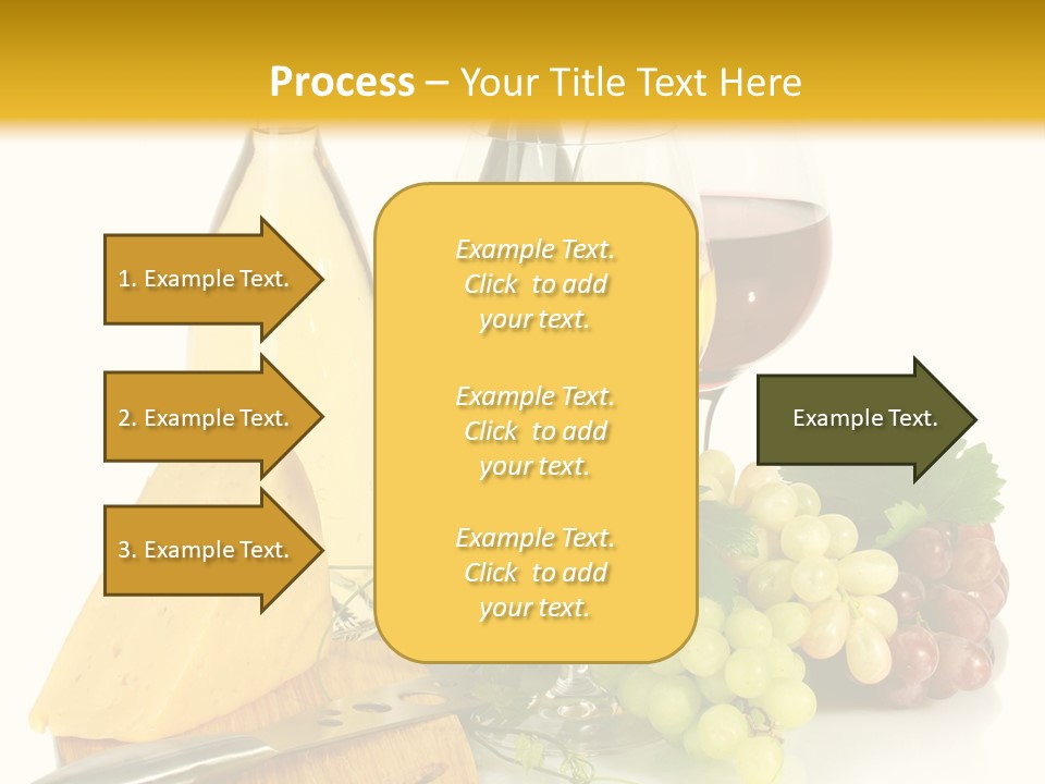 Snack Vineyard White PowerPoint Template
