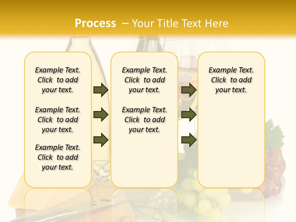 Snack Vineyard White PowerPoint Template