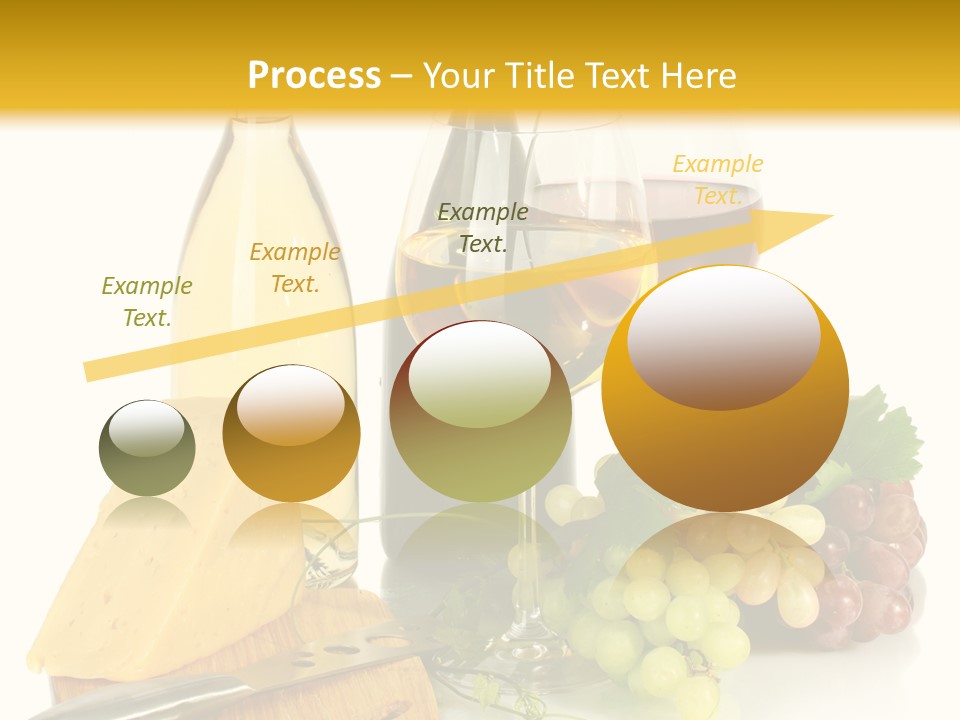 Snack Vineyard White PowerPoint Template
