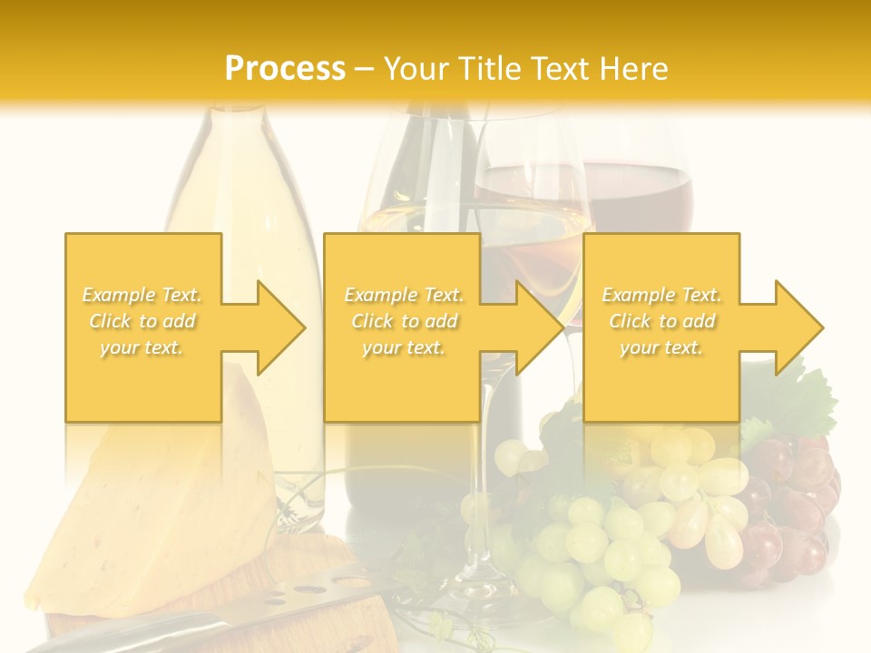 Snack Vineyard White PowerPoint Template