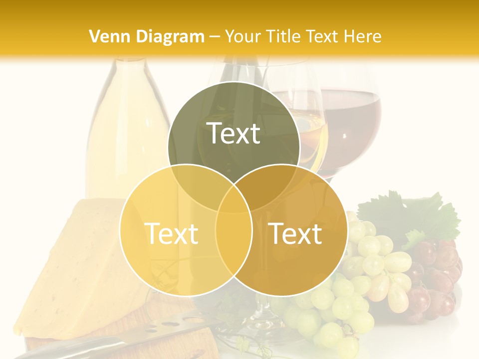 Snack Vineyard White PowerPoint Template