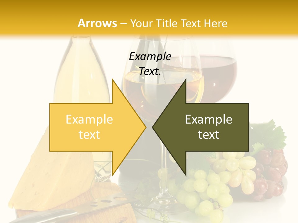 Snack Vineyard White PowerPoint Template