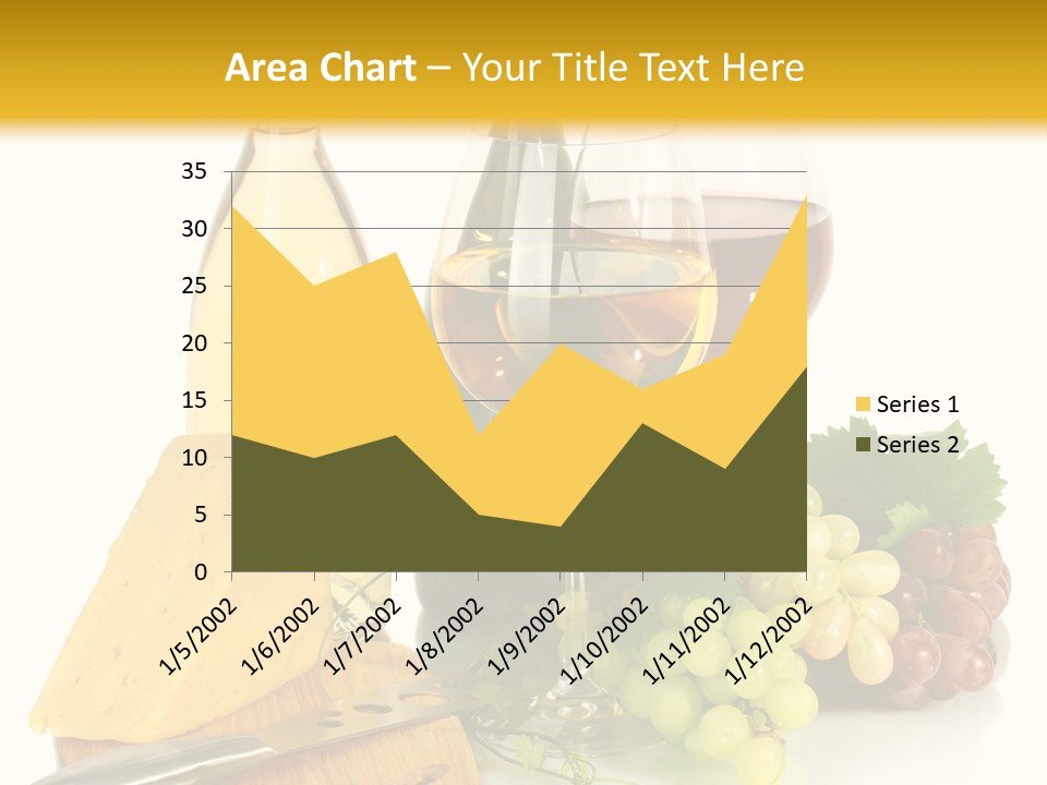 Snack Vineyard White PowerPoint Template