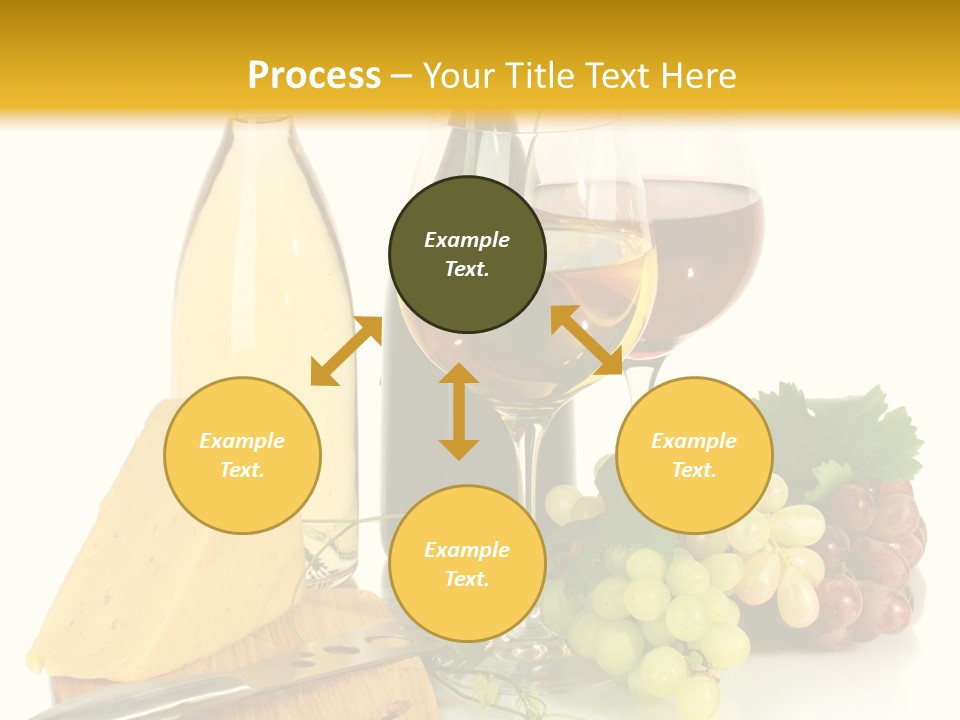 Snack Vineyard White PowerPoint Template