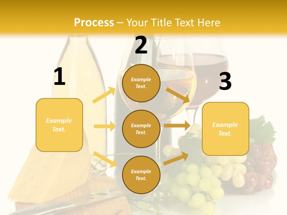 Snack Vineyard White PowerPoint Template