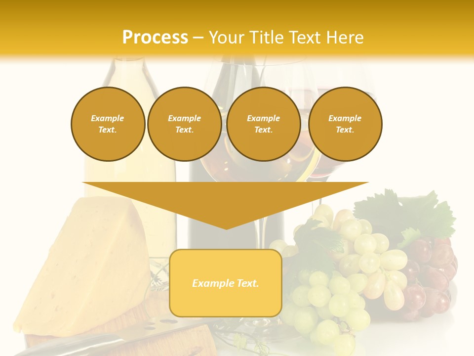Snack Vineyard White PowerPoint Template