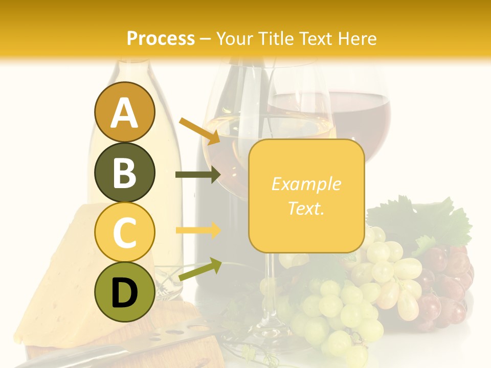 Snack Vineyard White PowerPoint Template