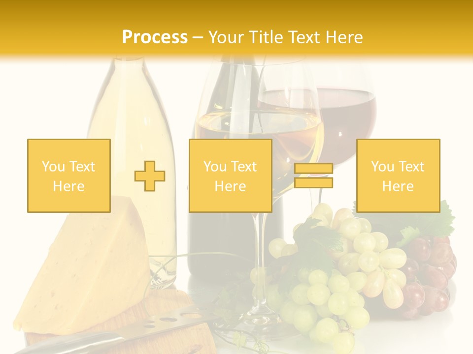 Snack Vineyard White PowerPoint Template
