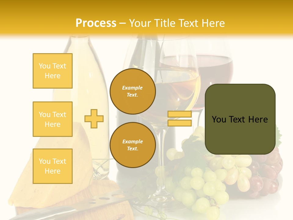 Snack Vineyard White PowerPoint Template