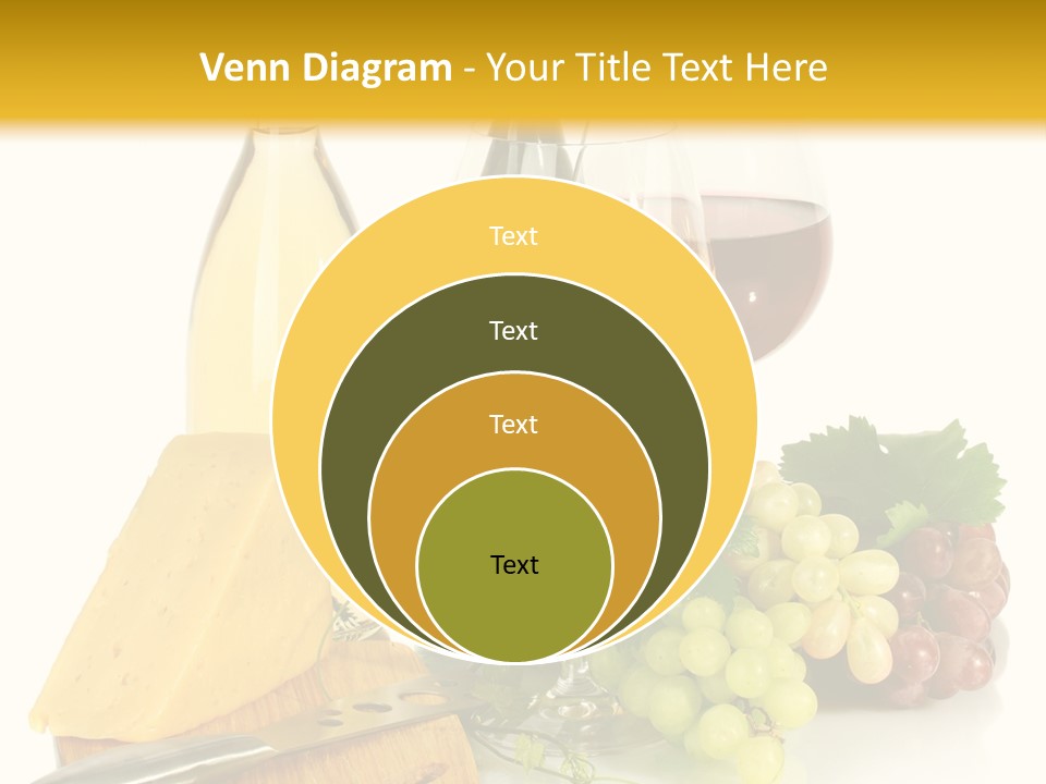 Snack Vineyard White PowerPoint Template