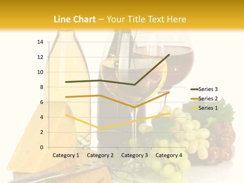 Snack Vineyard White PowerPoint Template