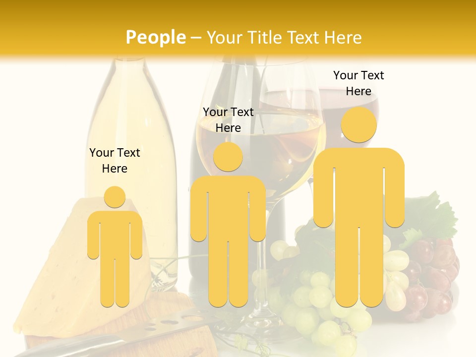 Snack Vineyard White PowerPoint Template