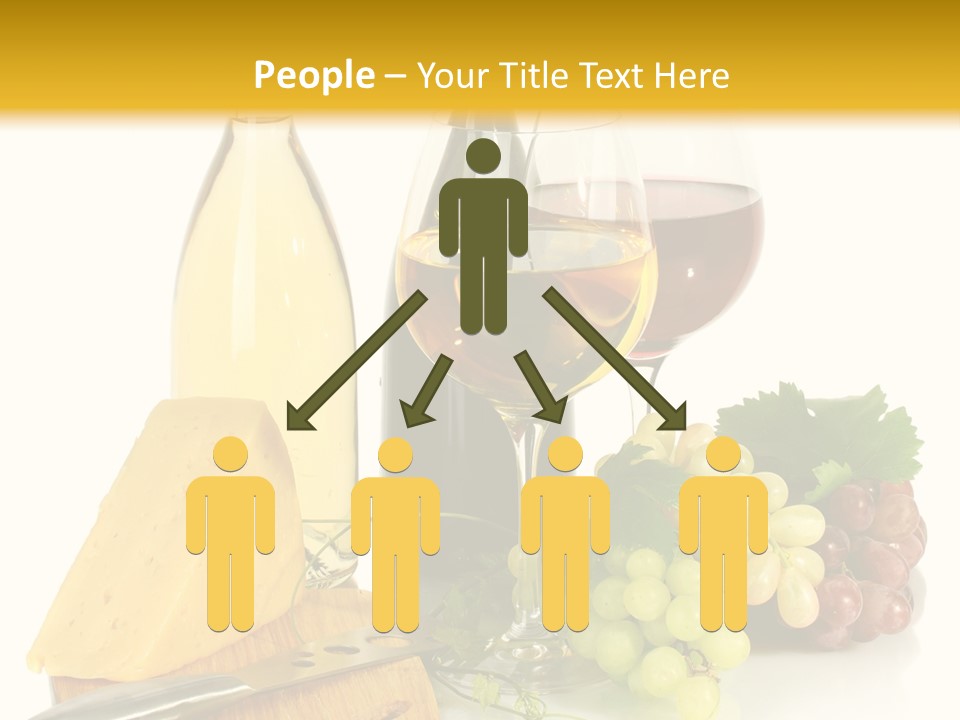 Snack Vineyard White PowerPoint Template