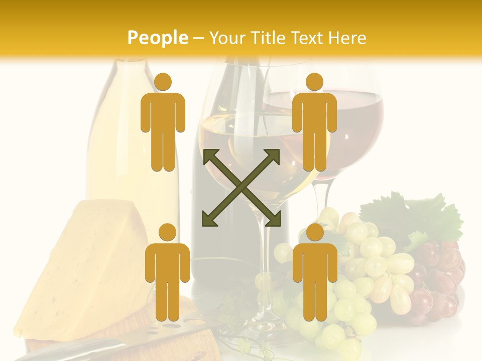 Snack Vineyard White PowerPoint Template