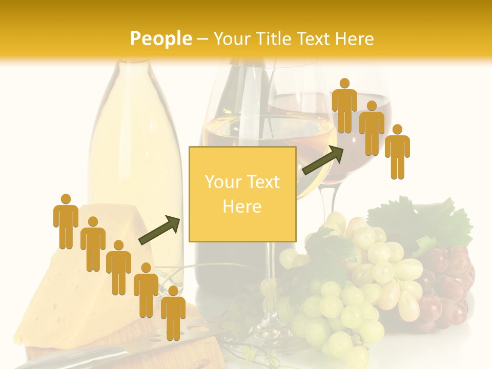 Snack Vineyard White PowerPoint Template