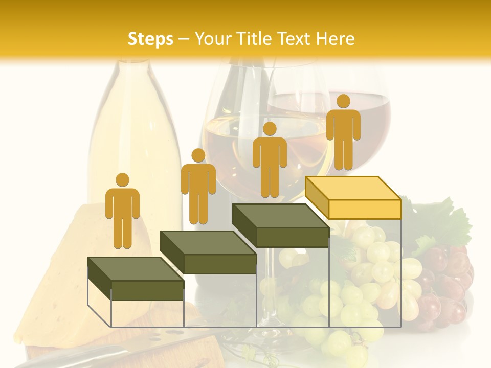 Snack Vineyard White PowerPoint Template