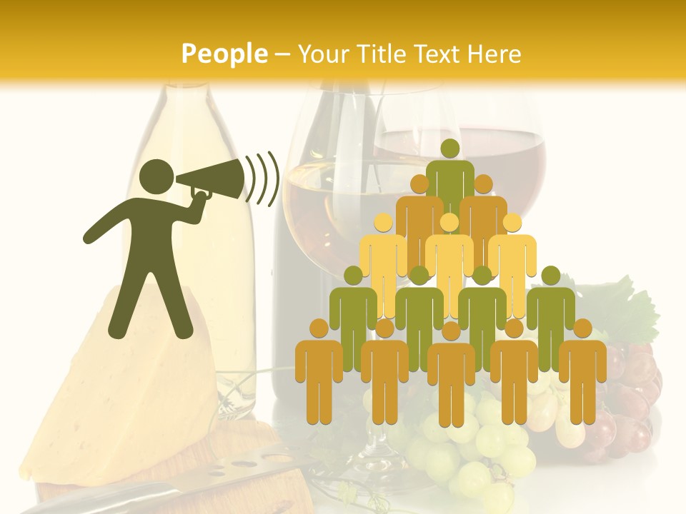 Snack Vineyard White PowerPoint Template