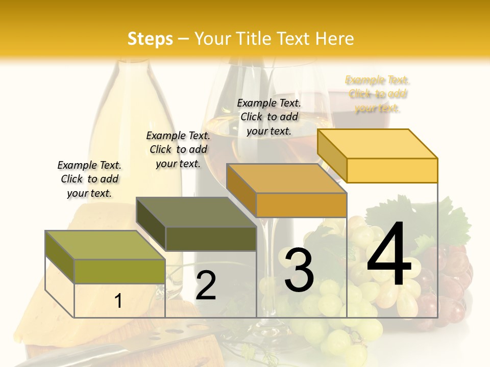 Snack Vineyard White PowerPoint Template