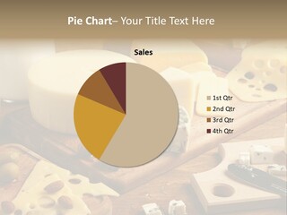 Table Nuts Dairy Products PowerPoint Template