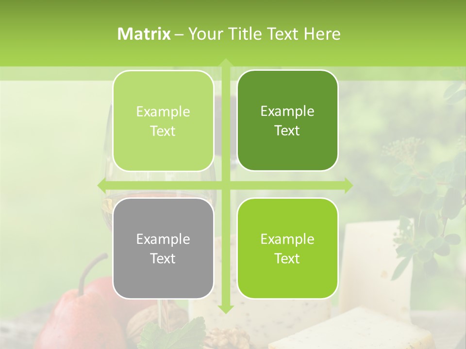 Hof Buffet Landwirtschaft PowerPoint Template