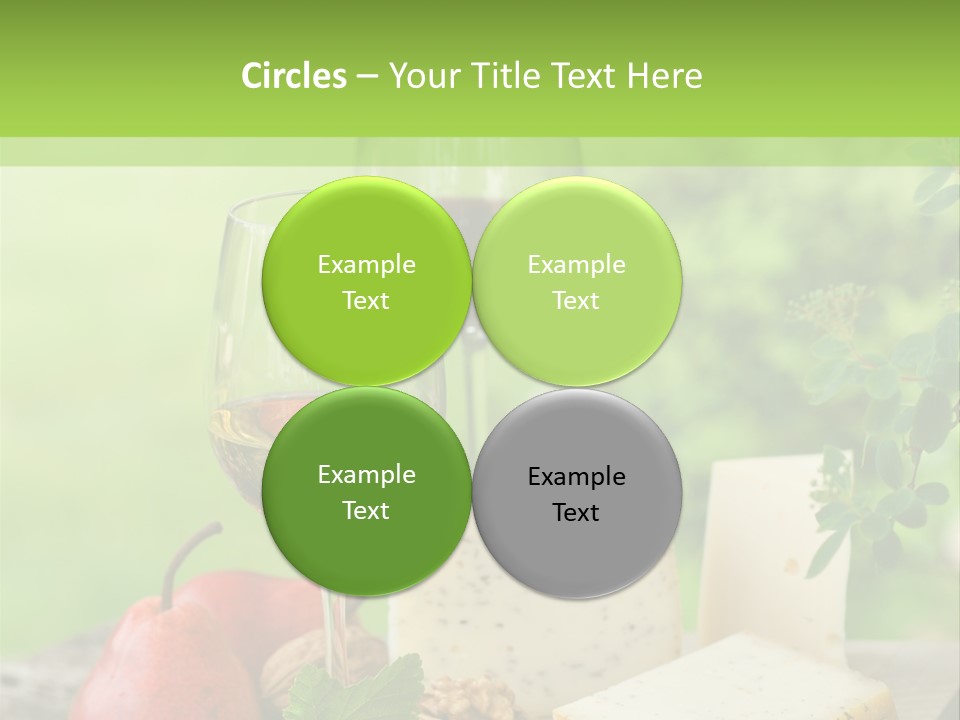 Hof Buffet Landwirtschaft PowerPoint Template