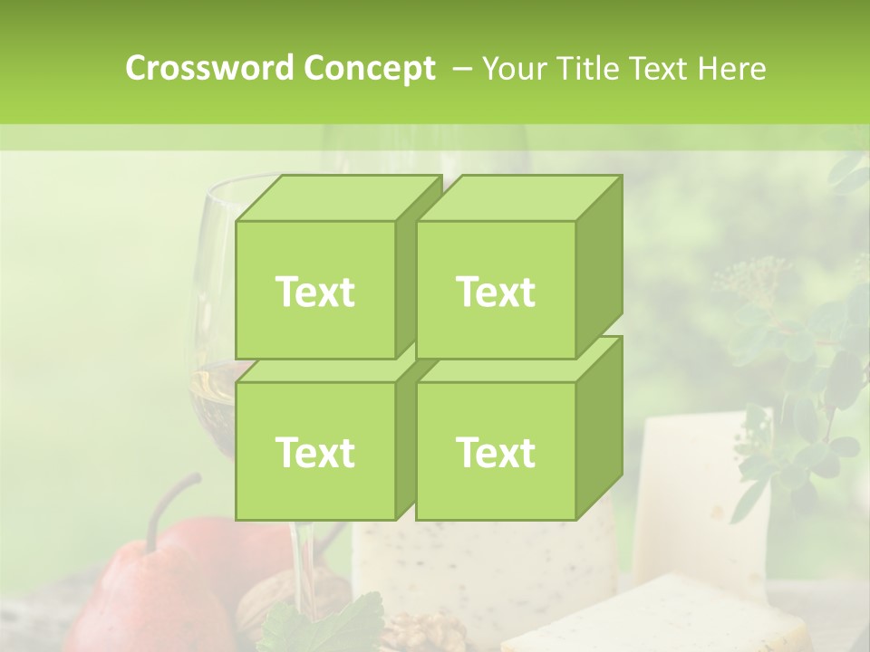 Hof Buffet Landwirtschaft PowerPoint Template
