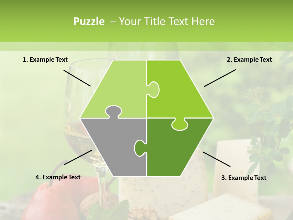 Hof Buffet Landwirtschaft PowerPoint Template