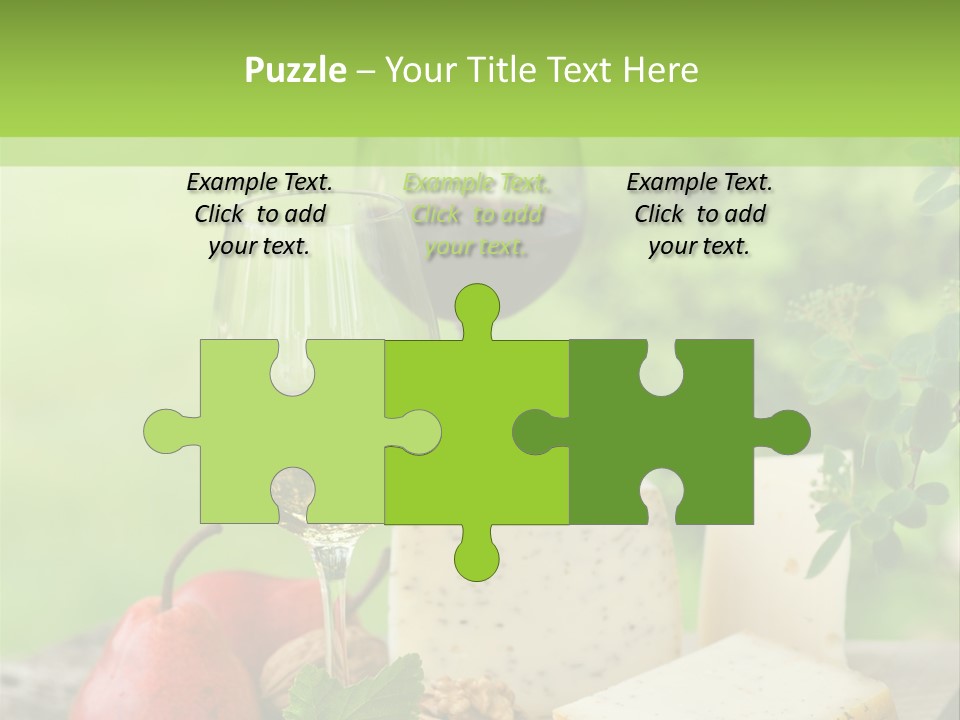 Hof Buffet Landwirtschaft PowerPoint Template