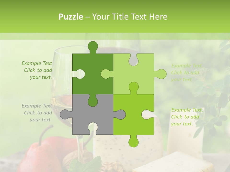 Hof Buffet Landwirtschaft PowerPoint Template