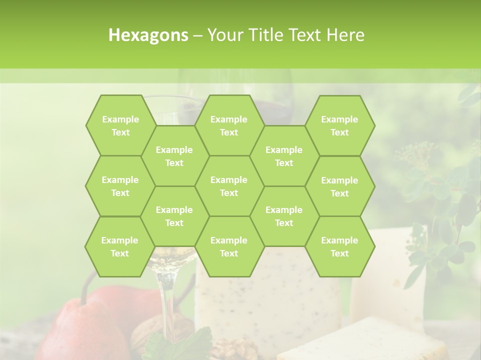 Hof Buffet Landwirtschaft PowerPoint Template