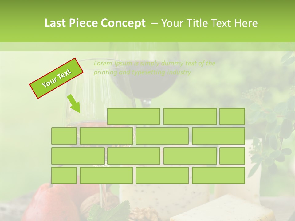 Hof Buffet Landwirtschaft PowerPoint Template