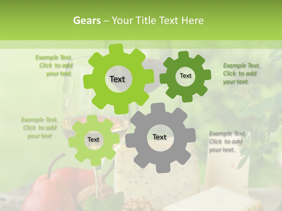 Hof Buffet Landwirtschaft PowerPoint Template