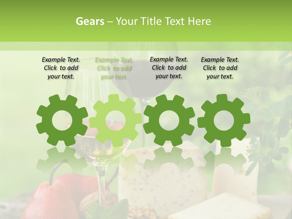 Hof Buffet Landwirtschaft PowerPoint Template