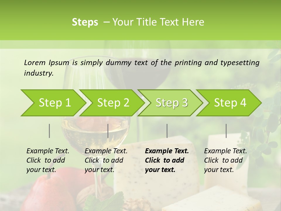 Hof Buffet Landwirtschaft PowerPoint Template
