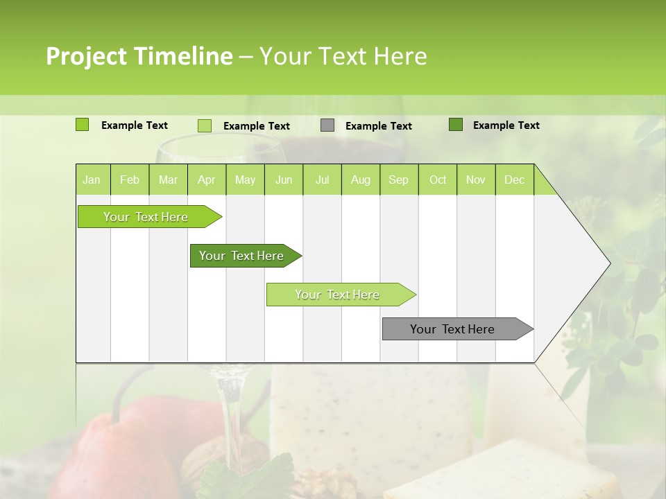 Hof Buffet Landwirtschaft PowerPoint Template