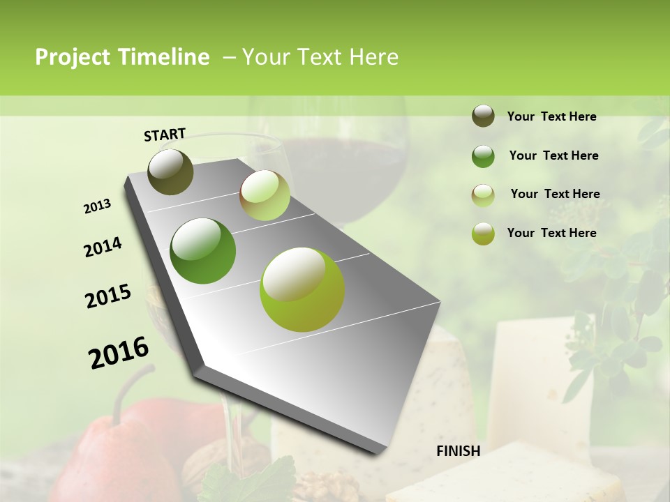 Hof Buffet Landwirtschaft PowerPoint Template