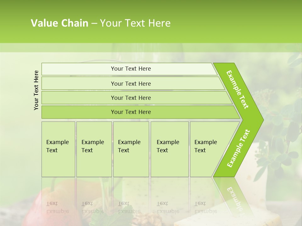 Hof Buffet Landwirtschaft PowerPoint Template