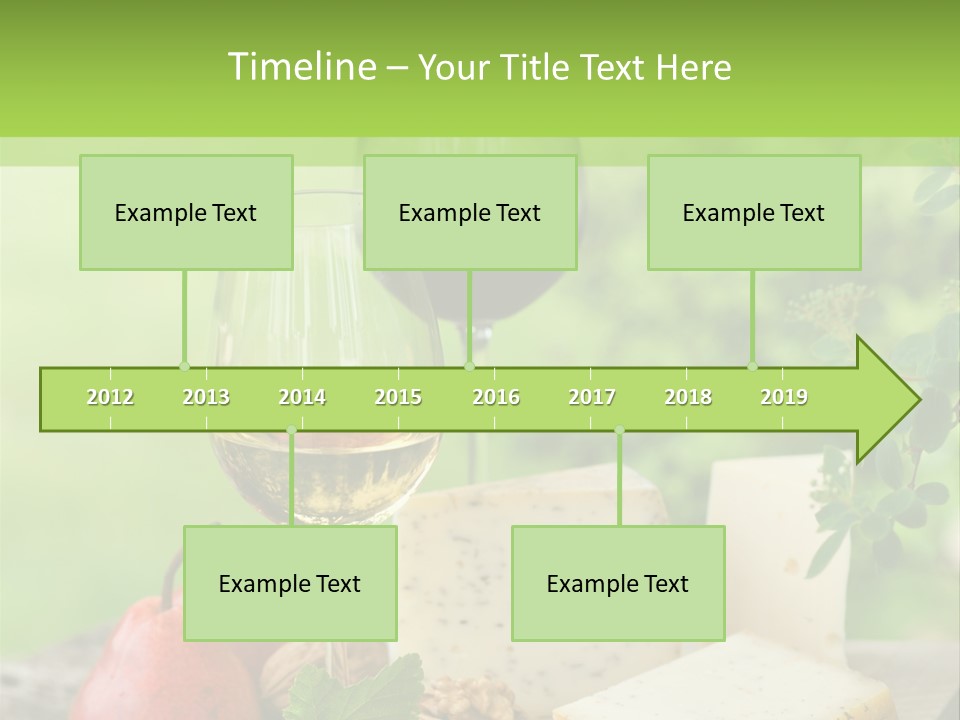 Hof Buffet Landwirtschaft PowerPoint Template