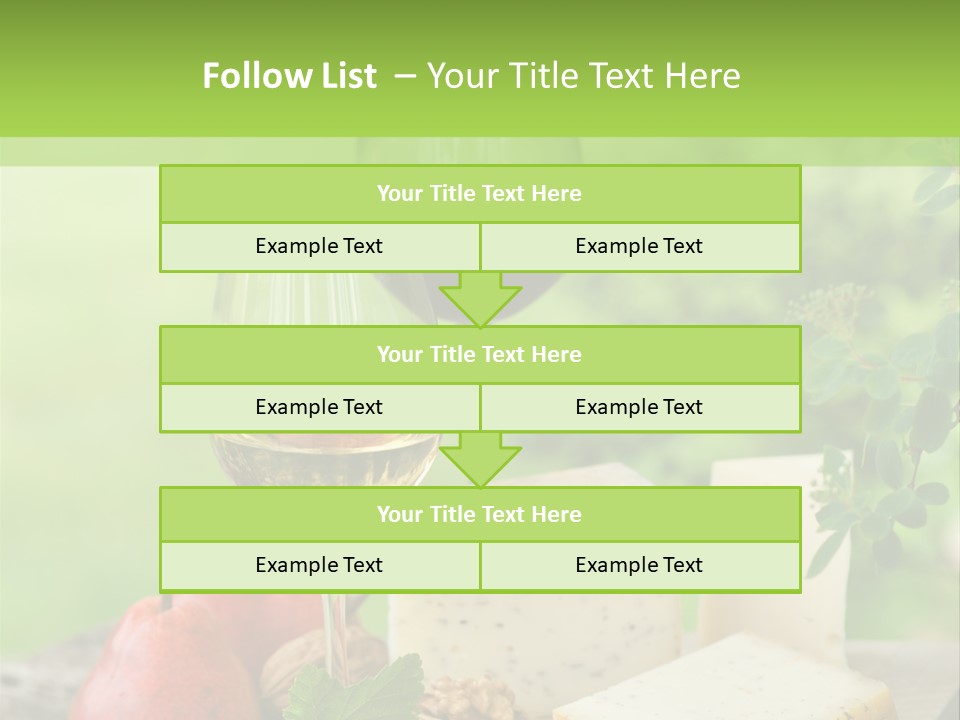 Hof Buffet Landwirtschaft PowerPoint Template