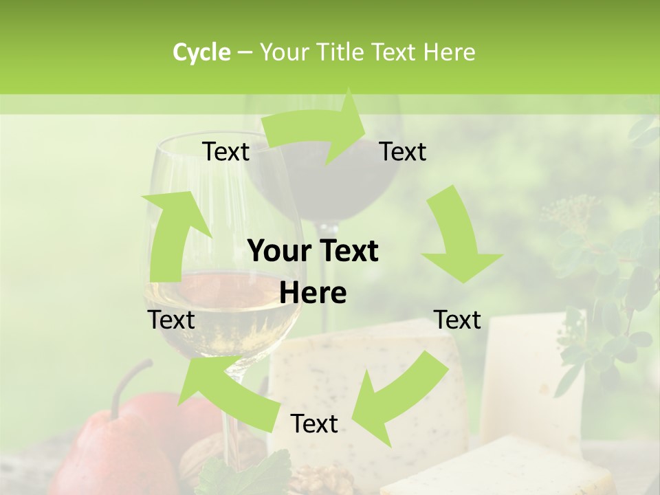 Hof Buffet Landwirtschaft PowerPoint Template