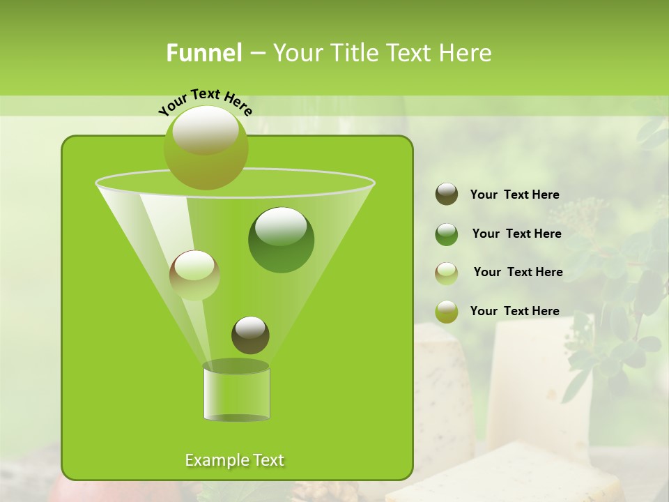 Hof Buffet Landwirtschaft PowerPoint Template