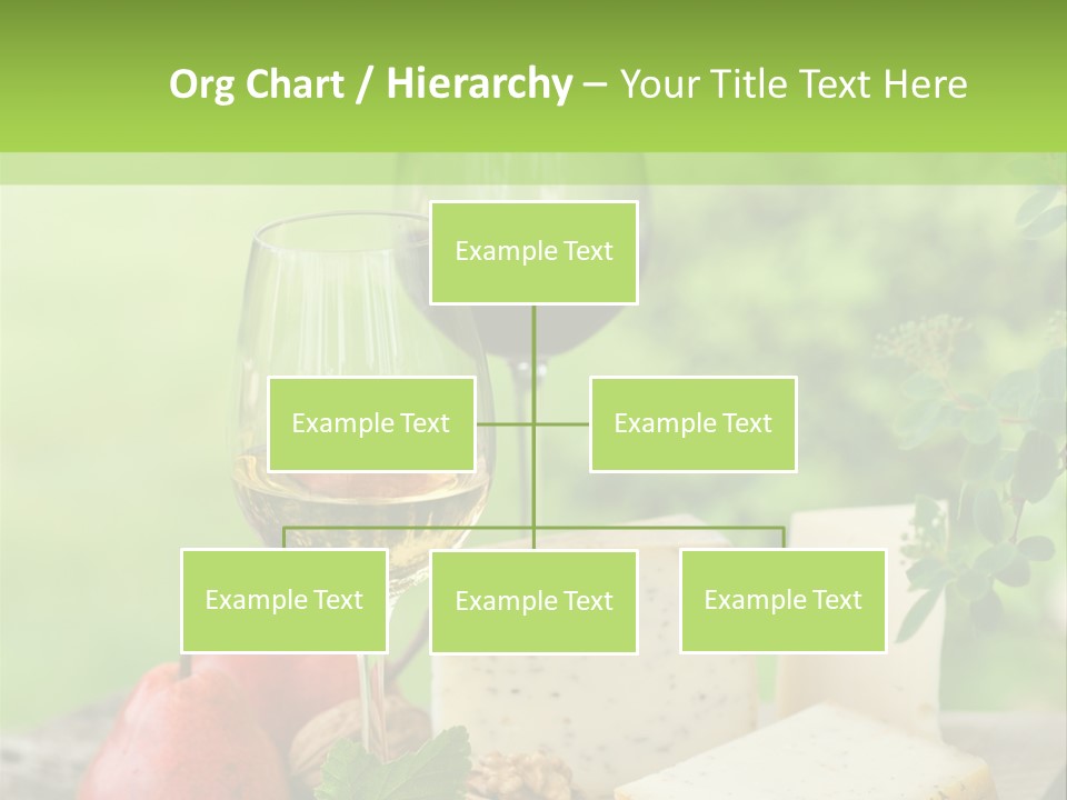 Hof Buffet Landwirtschaft PowerPoint Template