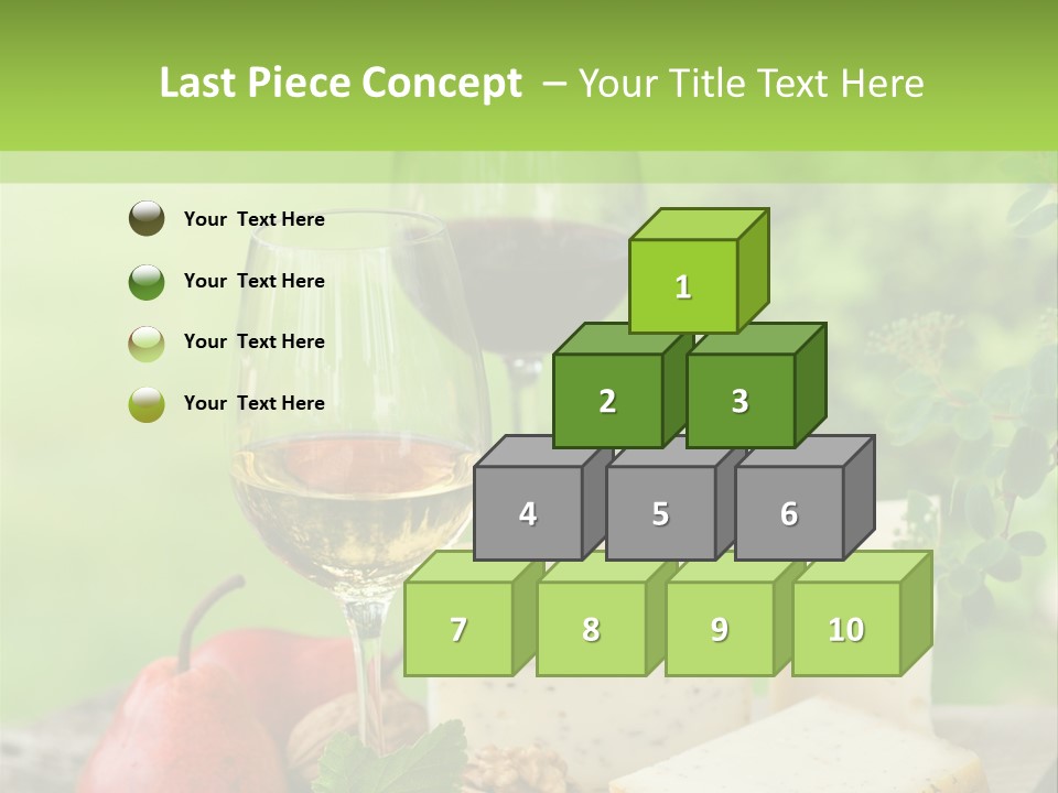 Hof Buffet Landwirtschaft PowerPoint Template