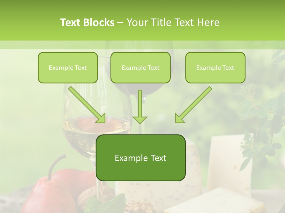 Hof Buffet Landwirtschaft PowerPoint Template