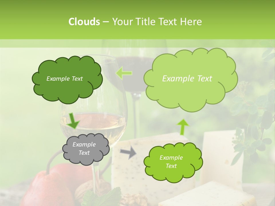 Hof Buffet Landwirtschaft PowerPoint Template